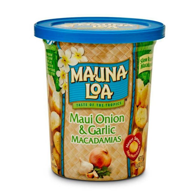 Mauna Loa Maui Onion &#38; Garlic Macadamias - 4oz, 1 of 2
