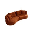 Dolonm Modern 4-Seat Modular Sofa - Cloud Design, Durable Fabric, Solid Wood Frame & High-Density Sponge Cushion - 2 of 4