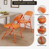 Folding Chairs, Portable Chair, Hold Up to 350 LBS, for Home, Office, Indoor & Outdoor Events - 3 of 4