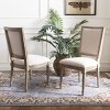 Buchanan 19" H French Brasserie Rectangle Side Chair (Set of 2) - FOX6229 - Safavieh Couture - 4 of 4
