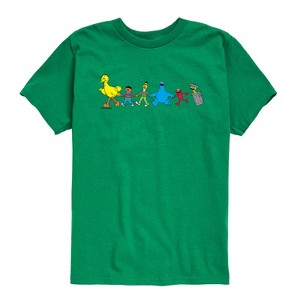 Boys' - Sesame Street - SS Group Short Sleeve Graphic T-Shirt - 1 of 4