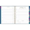 Harmony Weekly/Monthly Poly Planner, 8.88 x 7.69, Blue/Gold Cover, 13-Month: Jan 2026 to Jan 2027 - 3 of 4