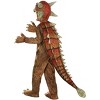 HalloweenCostumes.com Large   Ankylosaurus Dinosaur Kid's Costume | Prehistoric Dinosaur Costumes, Brown/Brown/Green - 2 of 4