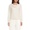 Lands' End Women's Eyelash Off Shoulder Sweater - 4 of 4
