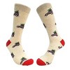 Christmas Tree on Wagons Crew Socks (Women's Sizes, Adult Medium) from the Sock Panda - Great for Christmas Time - 2 of 4