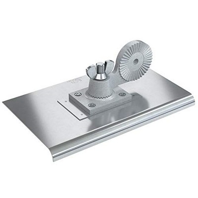Bon Tool 12-209 Walk Edger - Stainless Steel 10-inch X 6-inch - 1/2-inch Radius W/Base Bracket