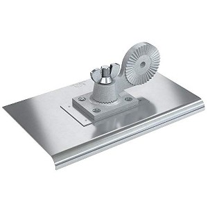 Bon Tool 12-209 Walk Edger - Stainless Steel 10-inch X 6-inch - 1/2-inch Radius W/Base Bracket - 1 of 3