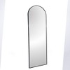 Whisen 71x27.5 Inch Full-Length Mirror, Brushed Aluminum, HD Glass - 2 of 4