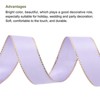 Unique Bargains Double Face Wide Satin Ribbon with Gold Edges for Wedding Bouquet - 3 of 4