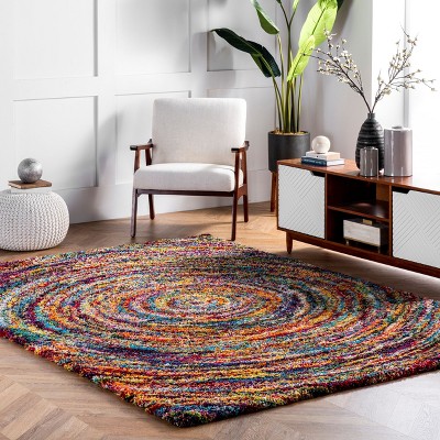 Nuloom Ardelle Swirl Shaggy Indoor Area Rug