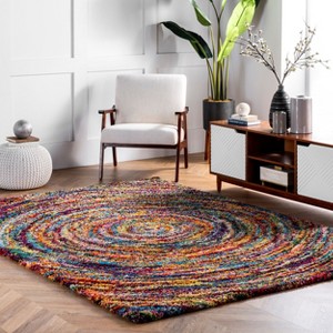 Nuloom Ardelle Swirl Shaggy Indoor Area Rug - 1 of 4