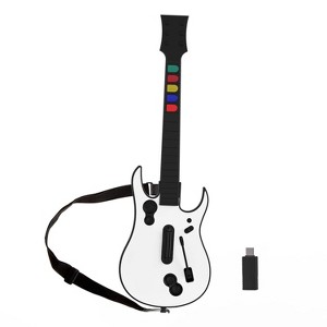 NBCP Guitar Hero Guitar, Wireless PC Guitar Hero Controller for PlayStation 3 PS3 with Dongle for Clone Hero, Rock Band Guitar - 1 of 3