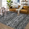 Area Rugs Boho Moroccan Rugs for Living Room Carpet Abstract Rugs for Bedroom Soft Distressed Rug - 3 of 4