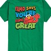 Boys' - Sesame Street - Elmo Says Youre Doing Great Short Sleeve Graphic T-Shirt - 2 of 4