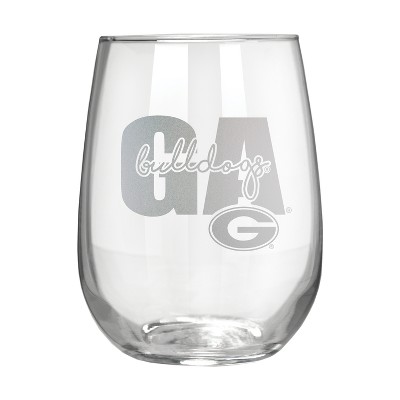 Bulldog Wine Glass with Stem - Large 16.5 oz Glasses - Cute Gifts