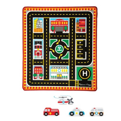 Melissa and doug cheap round the town rug