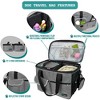 PetAmi Dog Travel Bag, Pet Supplies Organizer with Pockets, Food Container Collapsible Bowls, Gift Accessories Weekend Camping - 4 of 4