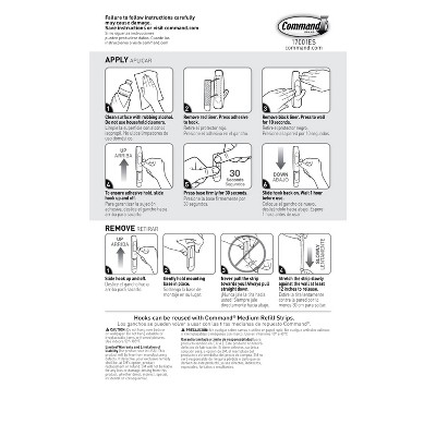Command Medium White Plastic Utility Hooks Value Pack