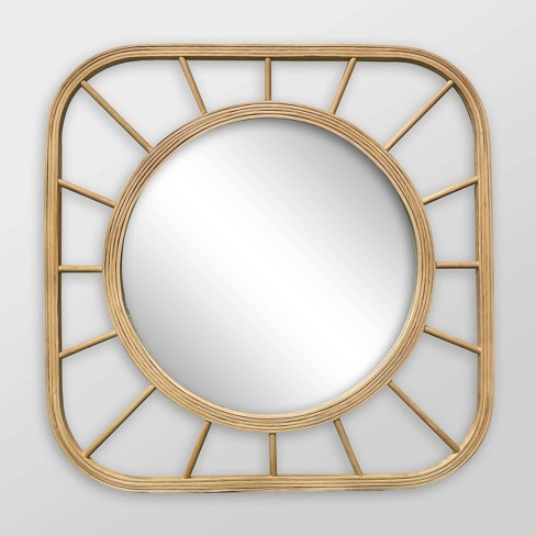 Rattan mirror clearance target