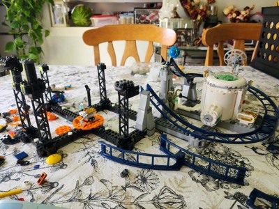 LEGO Creator 3 in 1 Space Roller Coaster Building Toy Set Featuring a  Roller Coaster, Drop Tower, Carousel and 5 Minifigures, Rebuildable  Amusement