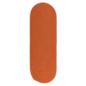Colonial Mills Reversible Flat-Braid (Oval) Runner - Rust 2'4"x15' - 1 of 3