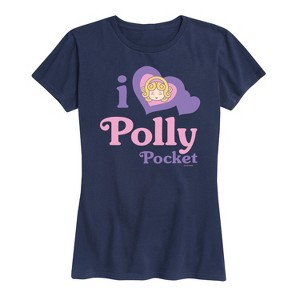 Women's - Polly Pocket - I Love Polly Pocket Short Sleeve Graphic T-Shirt - 1 of 4