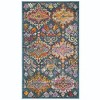 Madison MAD144 Power Loomed Area Rug - Two Piece - Blue/Orange - 5'-0" x 7'-0" and 2'-6" x 4' - Safavieh - image 2 of 4