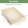 Pull Out Cabinet Organizer, Pull Out Shelves with Full Extension Rail Slides with U-Bracket, Pull Out Shelves for Kitchen Cabinets with Soft Close - 2 of 4