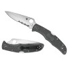Spyderco Endura 4 FRN Folding Knife with VG-10 Steel Blade | Get Enhanced Cutting Performance with Partially Serrated CombinationEdge, Foliage Green - 2 of 4