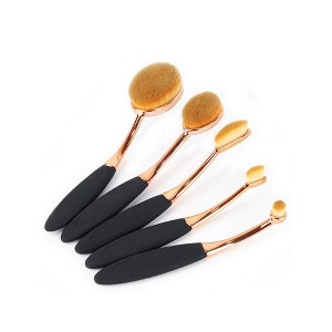 LOVELAY CREATIONS 5-Pack Oval Foundation Brushes - 1 of 4
