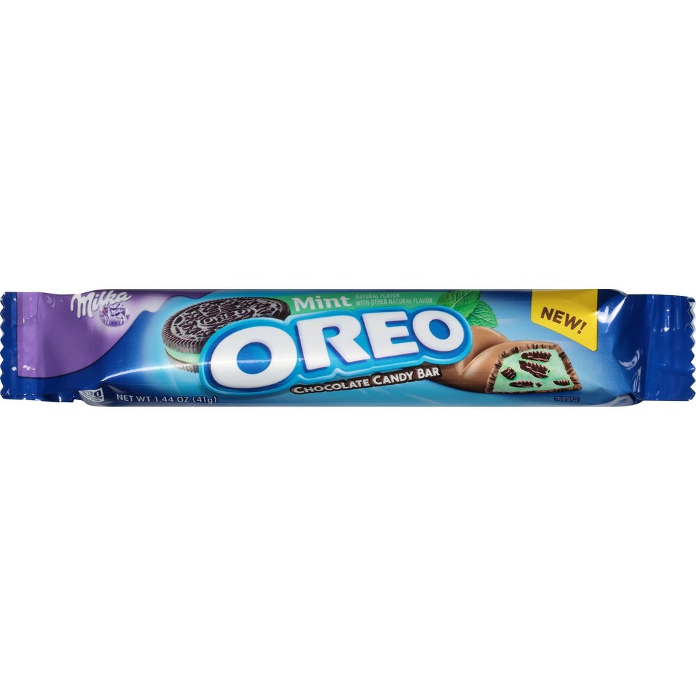 UPC 070221008918 product image for Oreo Milka Mint Chocolate Candy Bar - 1.44oz | upcitemdb.com