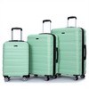 BEAFUP Set of 3 Luggage Sets PC Lightweight & Durable Expandable Suitcase with Two Hooks, Double Spinner Wheels, TSA Lock, (21/25/29) - 2 of 4