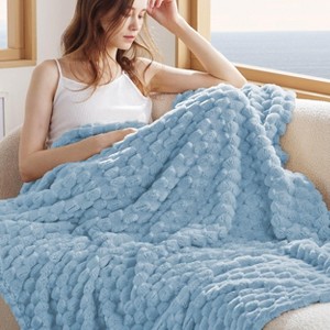 Bedsure Blanket for Bed - Super Soft, Cozy Blankets for Women, Cute Fleece - 1 of 4