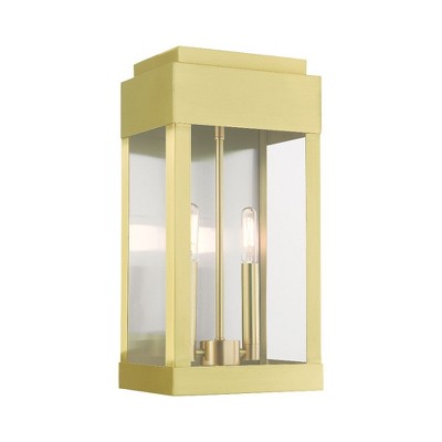 Livex Lighting York 2 - Light Wall Light in  Satin Brass