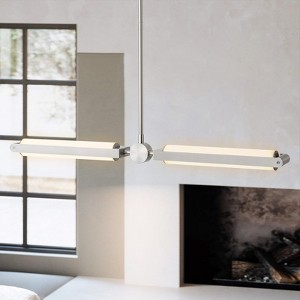 Rennnsan Wynveth 31"W Linear Modern LED Dimmable Kitchen Island Pendant - 1 of 4
