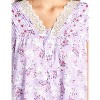 Casual Nights Women's Sleeveless Floral Lace and Ribbon Nightgown - 4 of 4