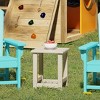 WestinTrends Malibu Kids Outdoor Patio Furniture HDPE Adirondack Square Side Table - 2 of 4