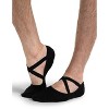 Capezio Women's Hanami Canvas Ballet Shoe | Black - 3 of 4