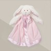 Bearington Baby Bunny Snuggler, 15 Inch Pink Rabbit Plush Stuffed Animal Security Blanket Lovey for Babies - 3 of 4