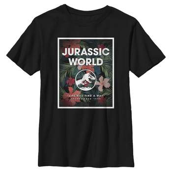Boy's Jurassic World Isla Nublar Map T-shirt - Kelly Green - Large : Target
