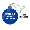 Indiana State University Alumni Acrylic Christmas Tree Holiday Ornament - 3 of 4