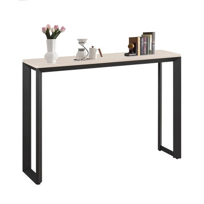 Rosary Blenn Console Table – 47" Triangular Metal Frame