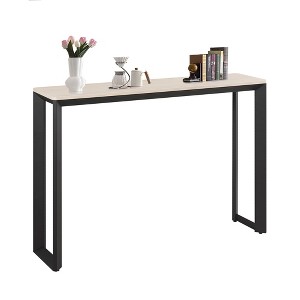 Rosary Blenn Console Table – 47" Triangular Metal Frame - 1 of 4