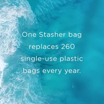 stasher Premium Silicone Reusable Food Storage Bowl - 1 Cup - Mystery Color(Clear/Blue): BPA-Free, Microwave-Safe, Heat-Resistant