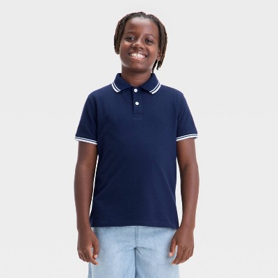 Boys Short Sleeve Tipping Polo Shirt - Cat & Jack™