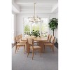 Set of 4 Giverny Dining Chairs Natural - Manhattan Comfort: Ash Wood Frame, Matte Finish, No Assembly Required - 2 of 4