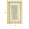 Colonial Mills Montego Braided Rug, Sundance 5'x7', Rectangle Shape - 3 of 3