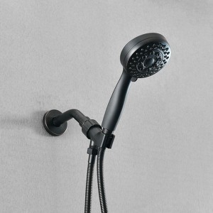 PAGED High Pressure Shower Heads 5 Mode Adjustable Settings Handheld Shower Head with Hose for Bathroom - 1 of 4