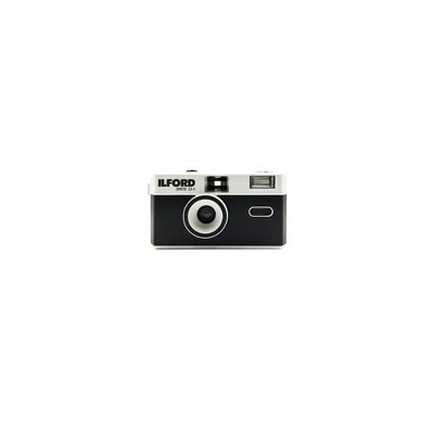 Ilford Sprite 35-II Reusable/Reloadable 35mm Analog Film Camera (Black & Silver)
