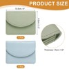 Unique Bargains PU Leather Wallet Slim Business Card Cases 2 Pcs 4.1" x 3.3" - 2 of 4